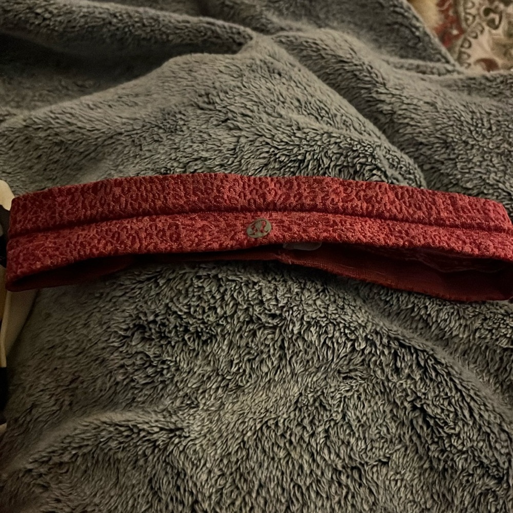 Lululemon Pink Flowered Headband